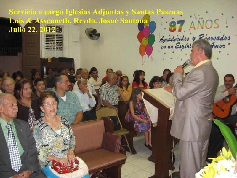 Servicio por Iglesia de Adjuntas y Santas Pascuas
